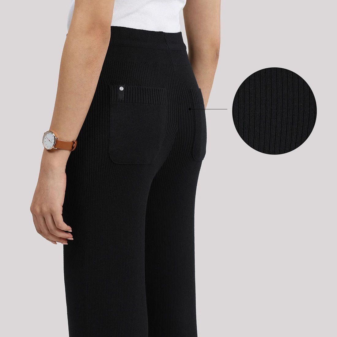 All Day Cotton Ribbed Pants