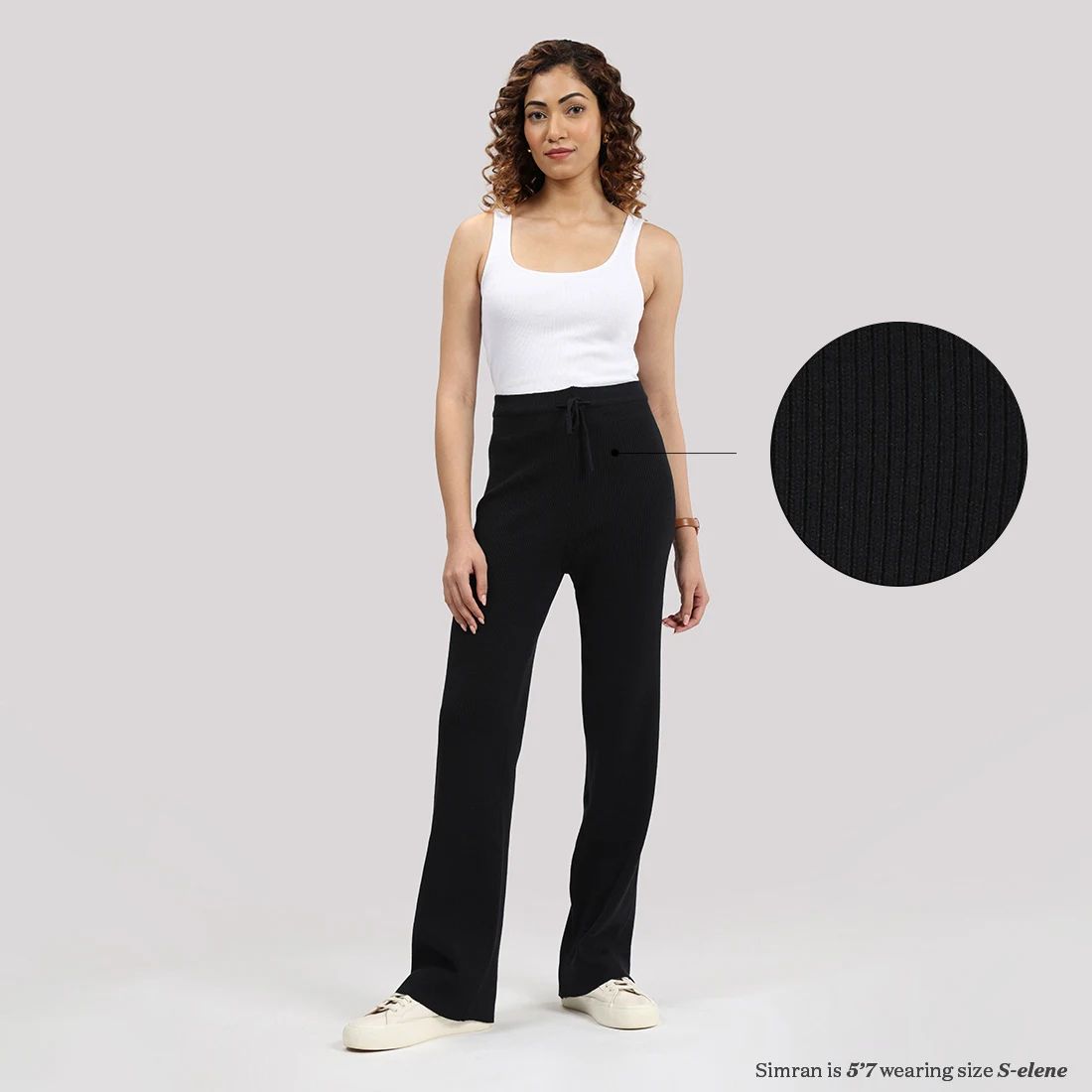 All Day Cotton Ribbed Pants