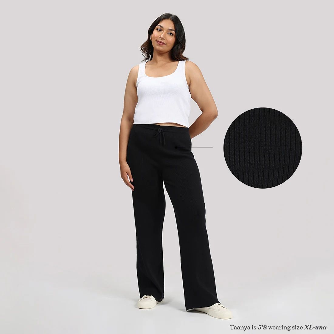 All Day Cotton Ribbed Pants