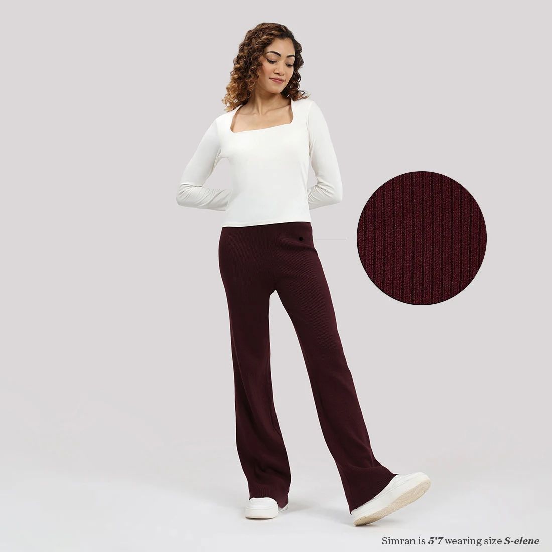 All Day Cotton Ribbed Pants
