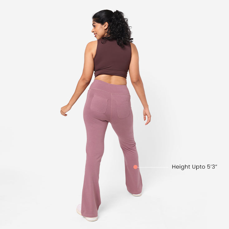 Groove-In Cotton Flare Pants Tall