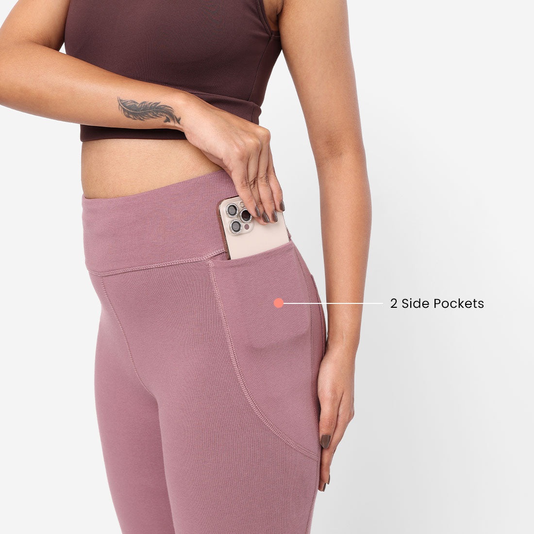 Groove-In Cotton Flare Pants Tall