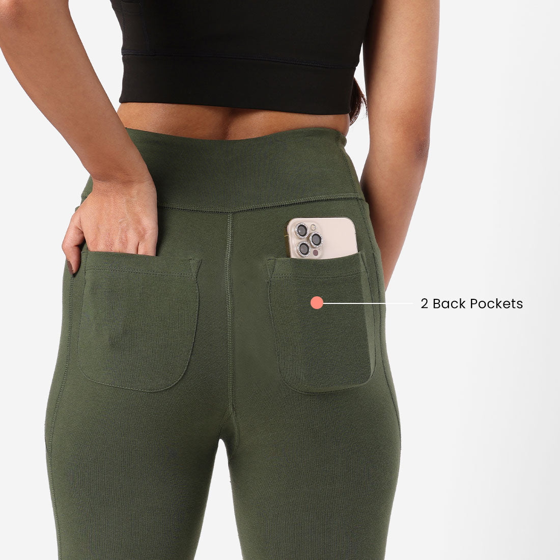Groove-In Cotton Flare Pants Tall