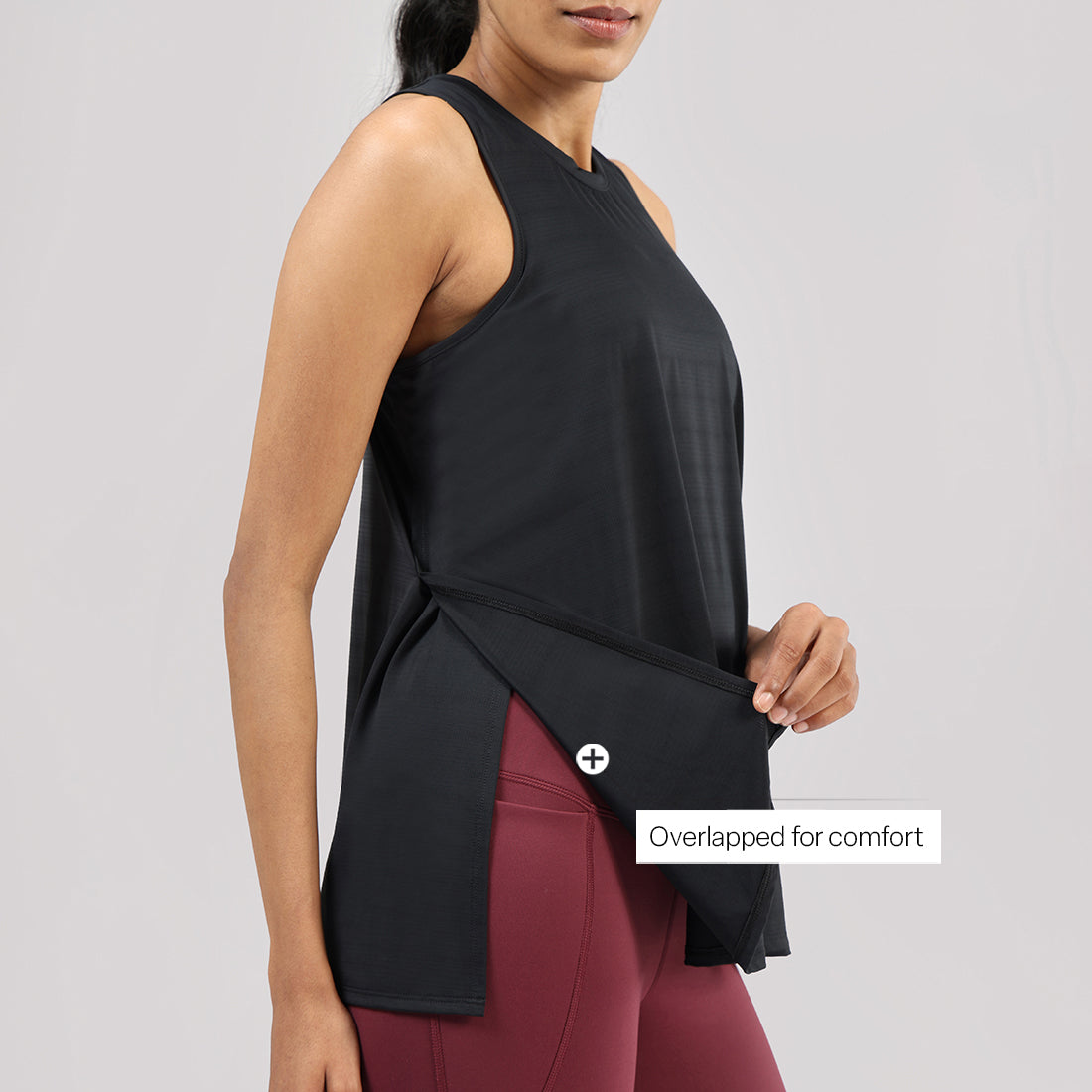 Most Breathable - Overlapped Mesh Tank