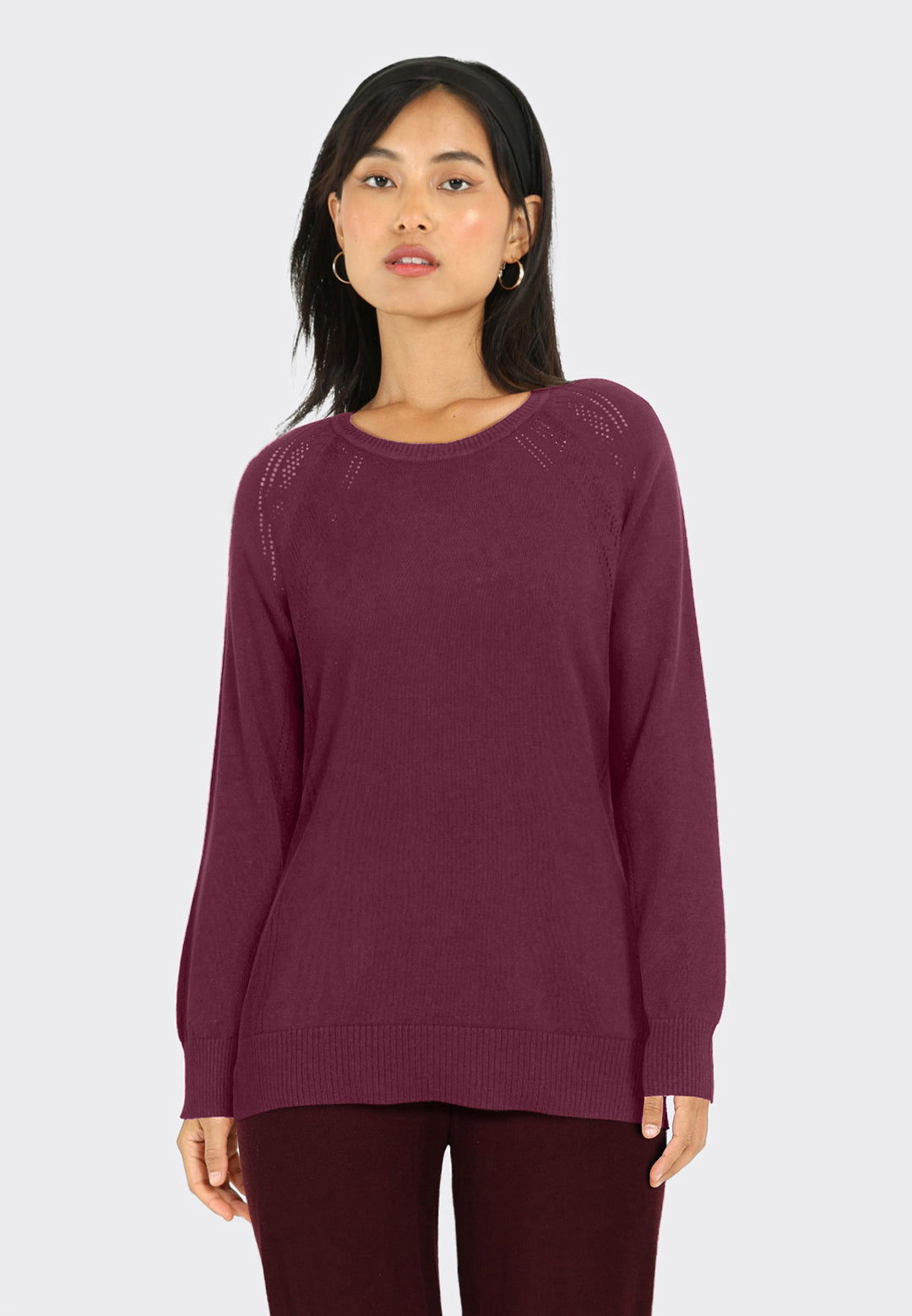 Move All Day CottonKnit Top Full Sleeves