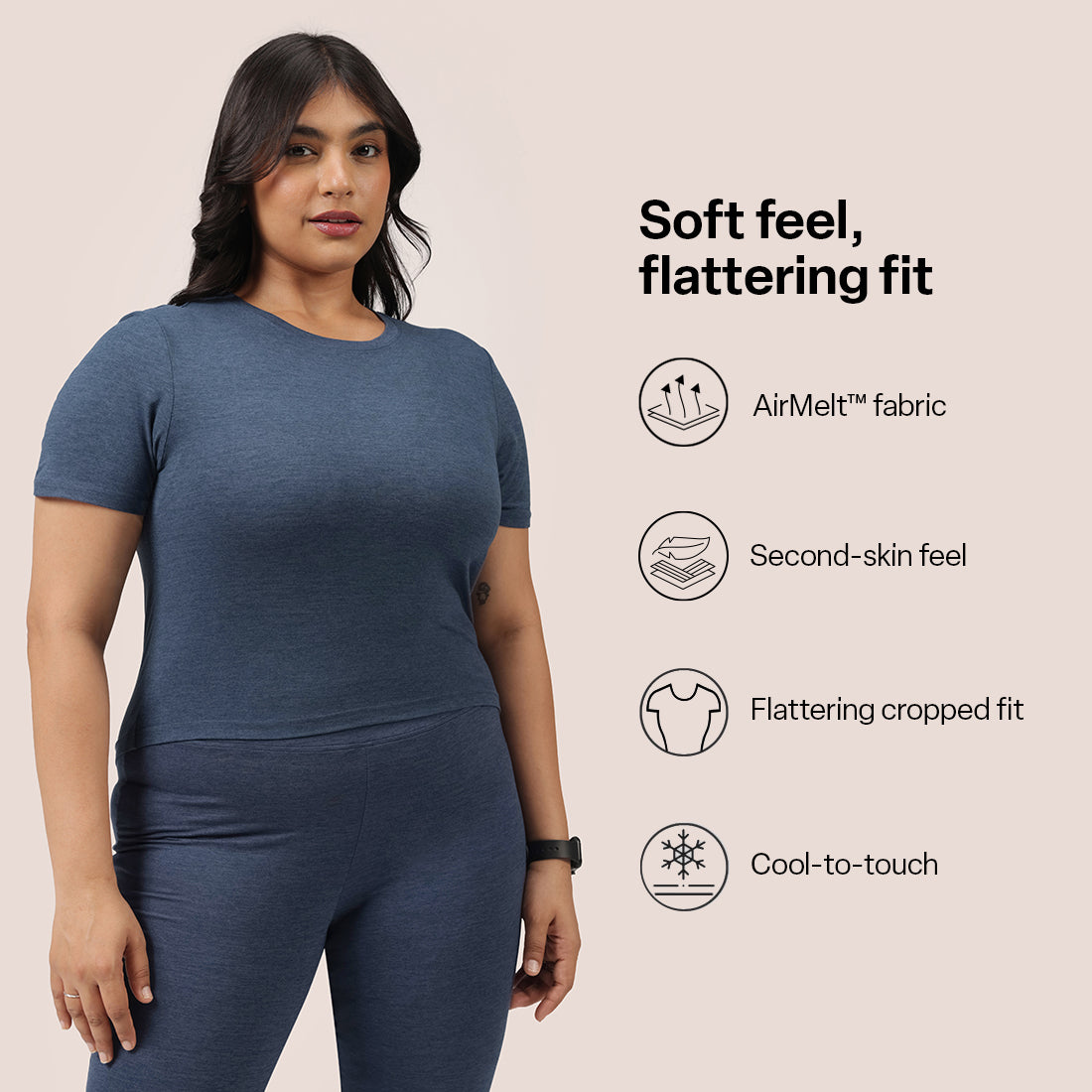 AirMelt™ Crop Tee