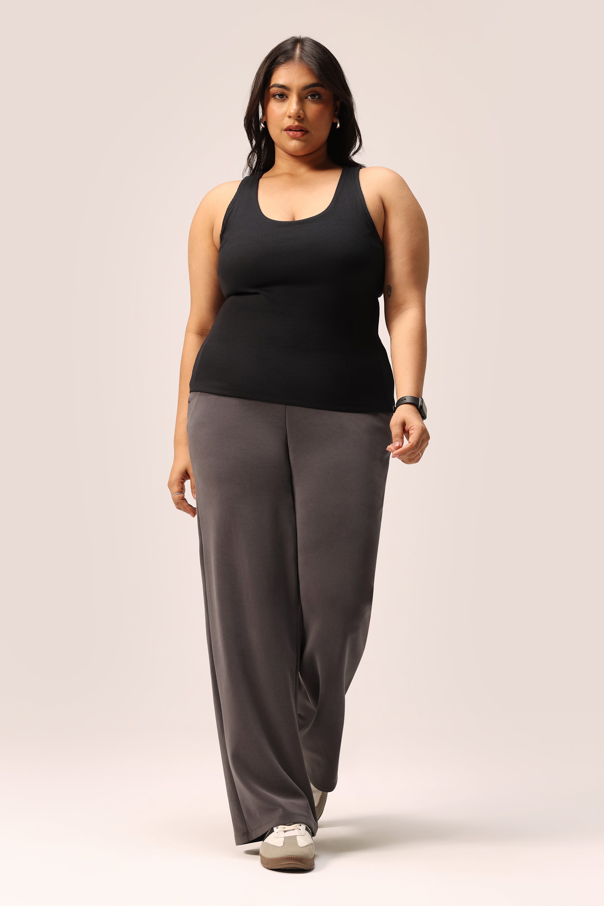 Blissentials Round Neck Built In Bra Top