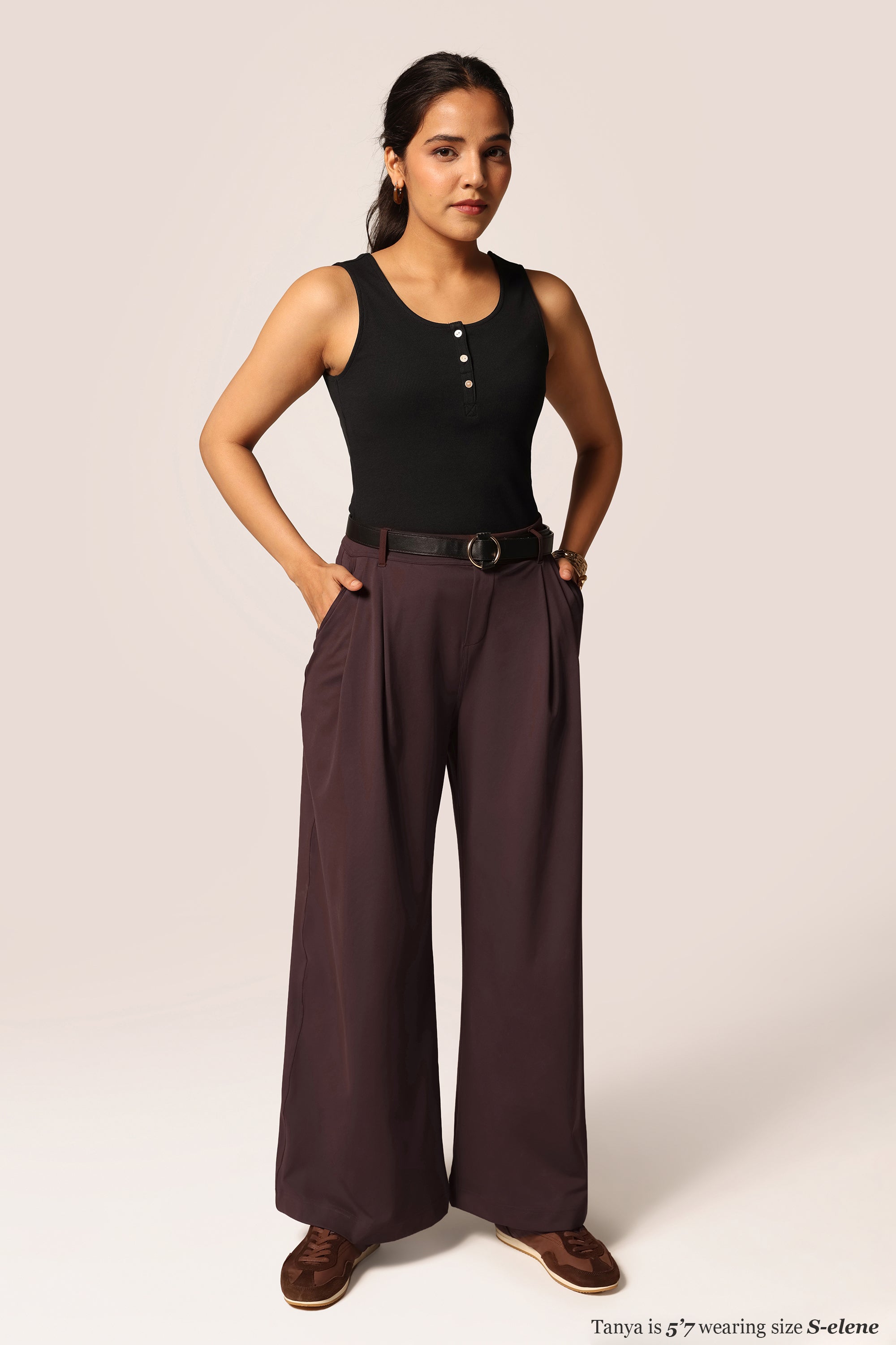 Blissentials Round Neck Henley Tank