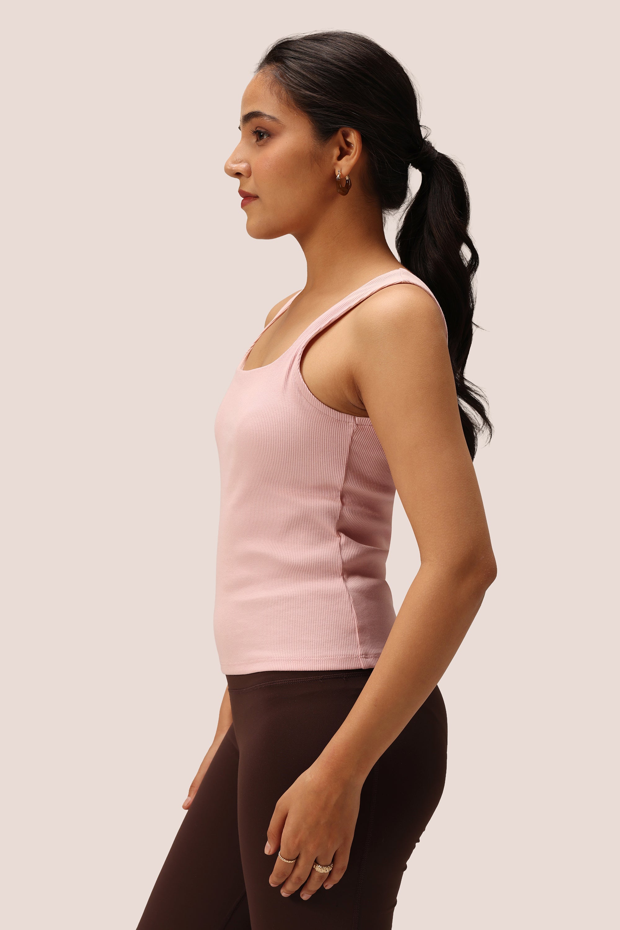 Blissentials Square Neck Built In Bra Top
