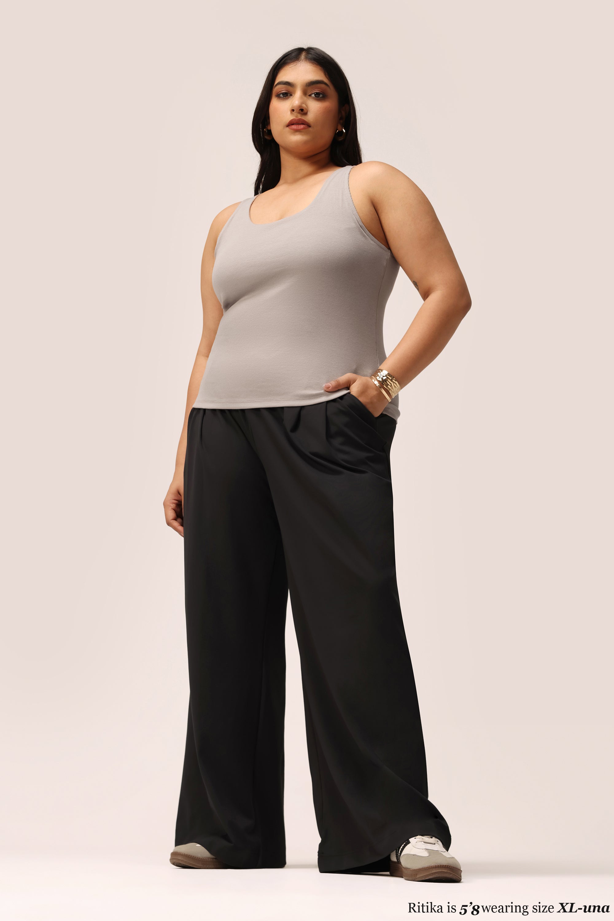 Blissentials Round Neck Built In Bra Top