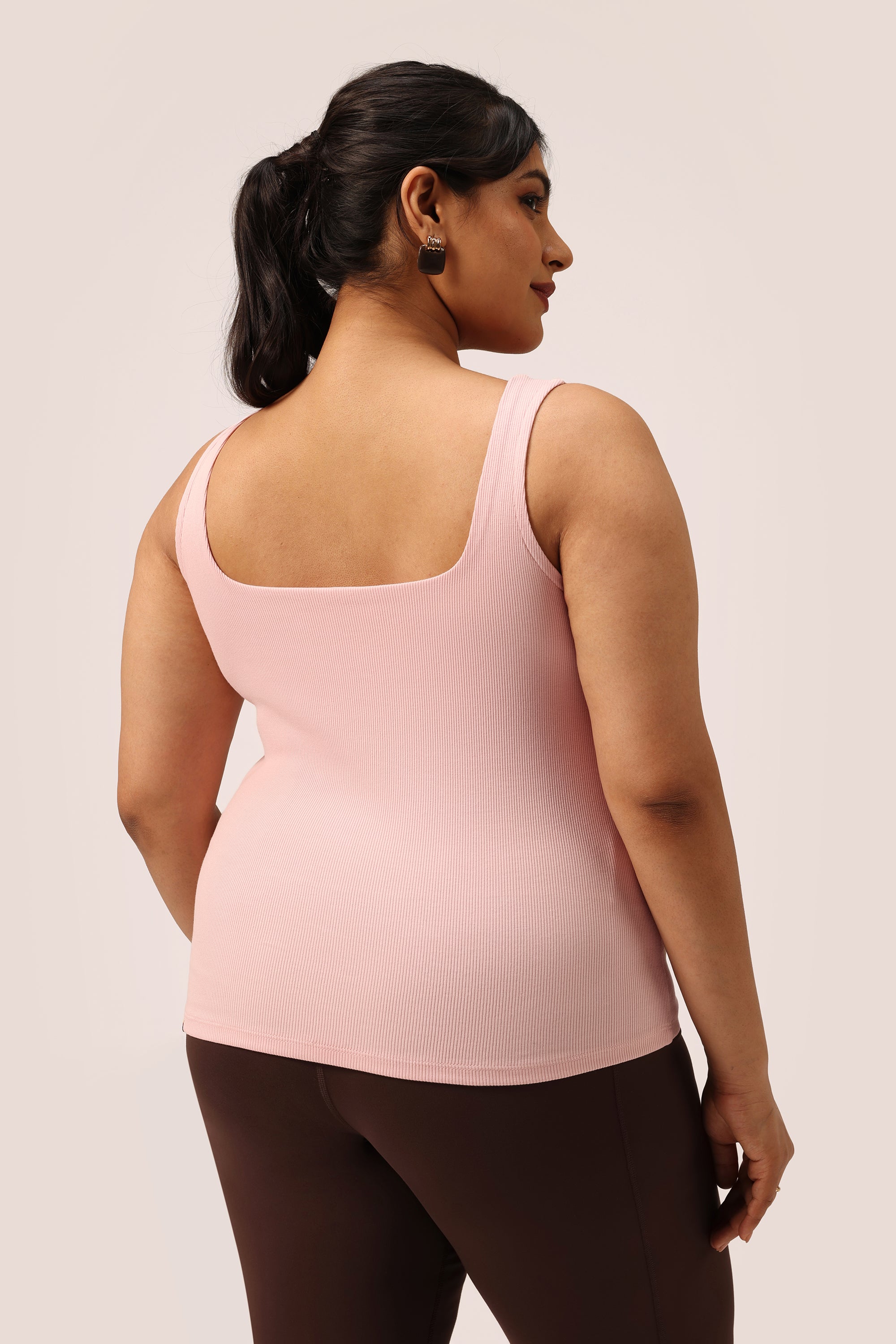 Blissentials Square Neck Built In Bra Top