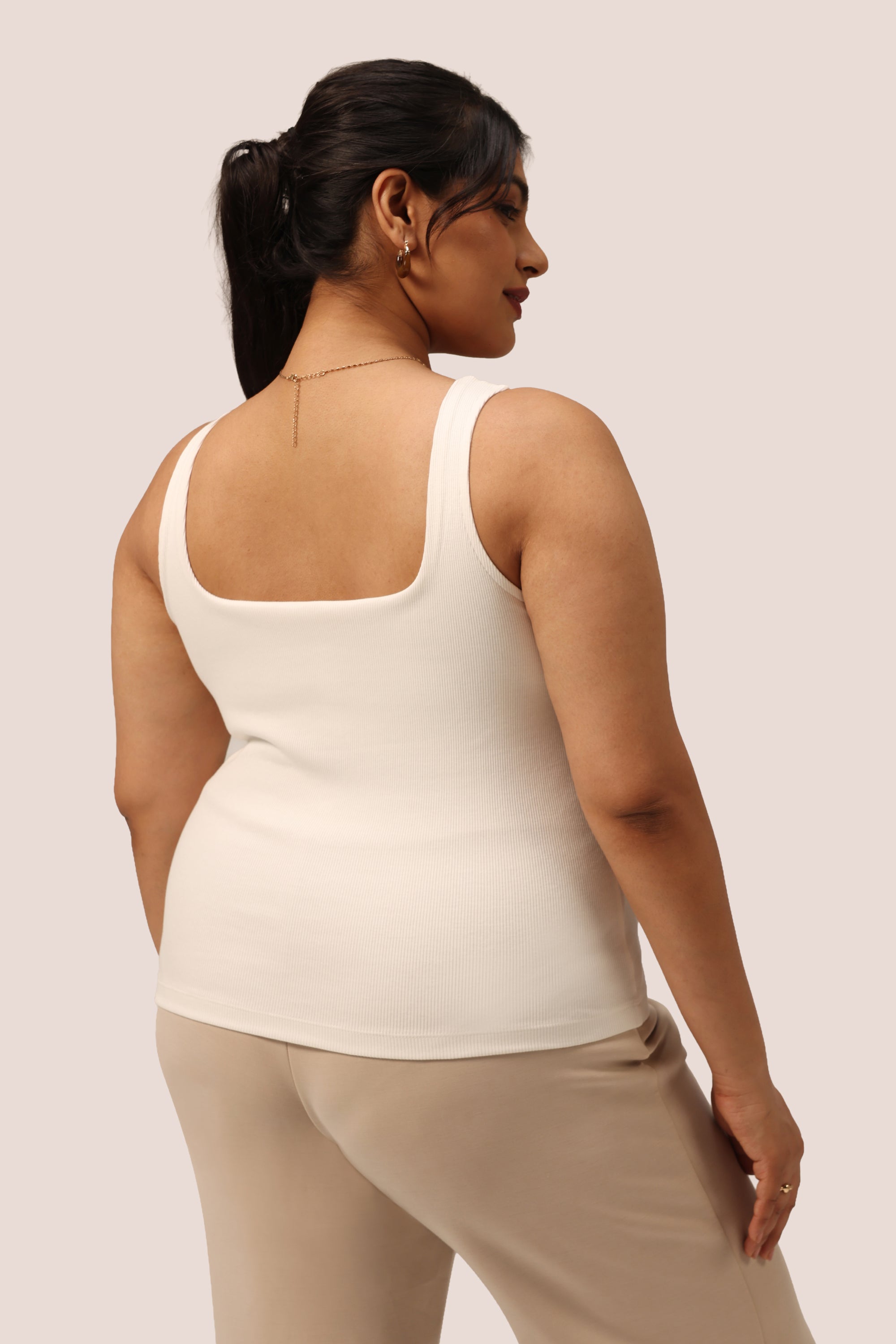 Blissentials Square Neck Built In Bra Top