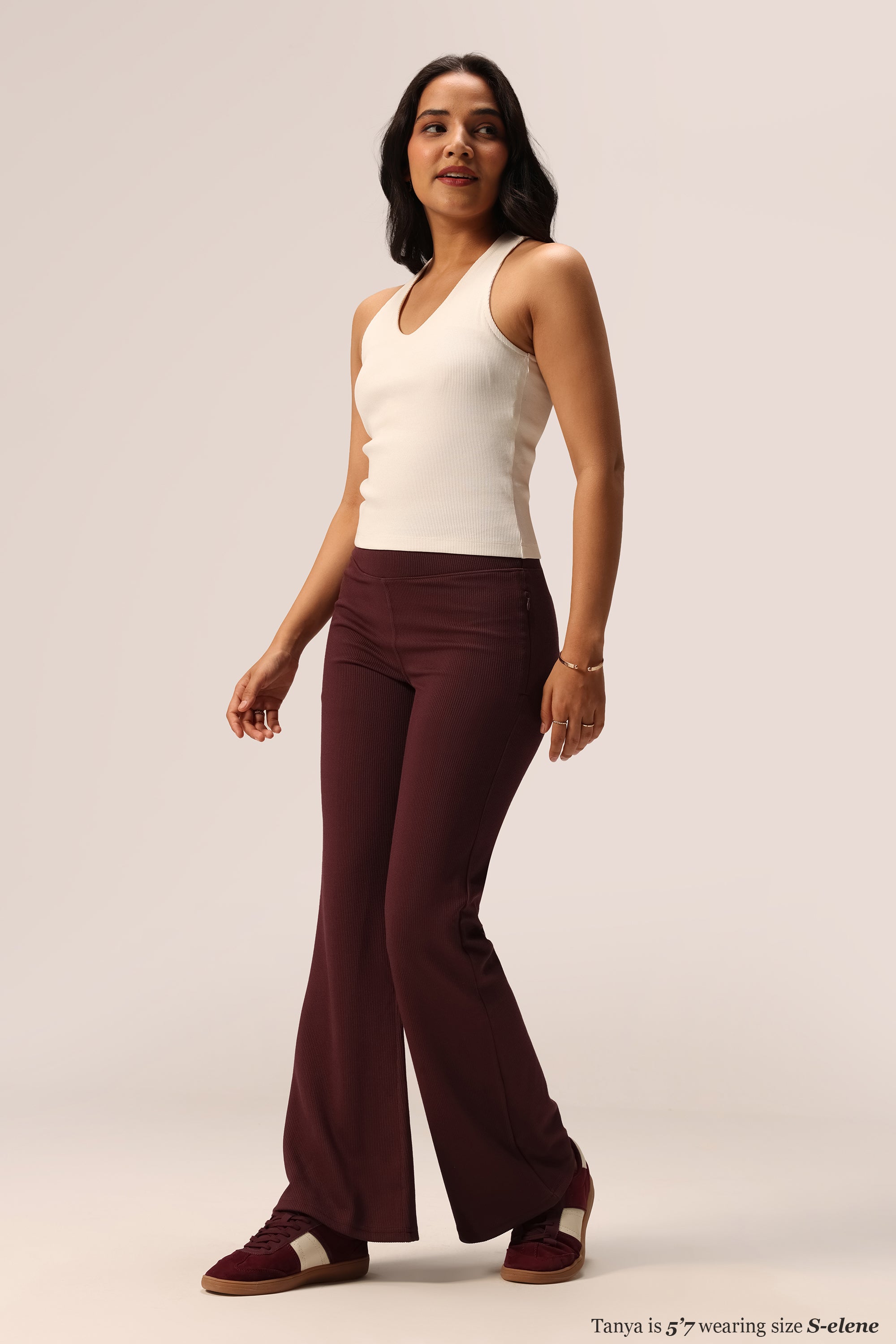 Blissentials V- Neck Racerback Built In Bra Top