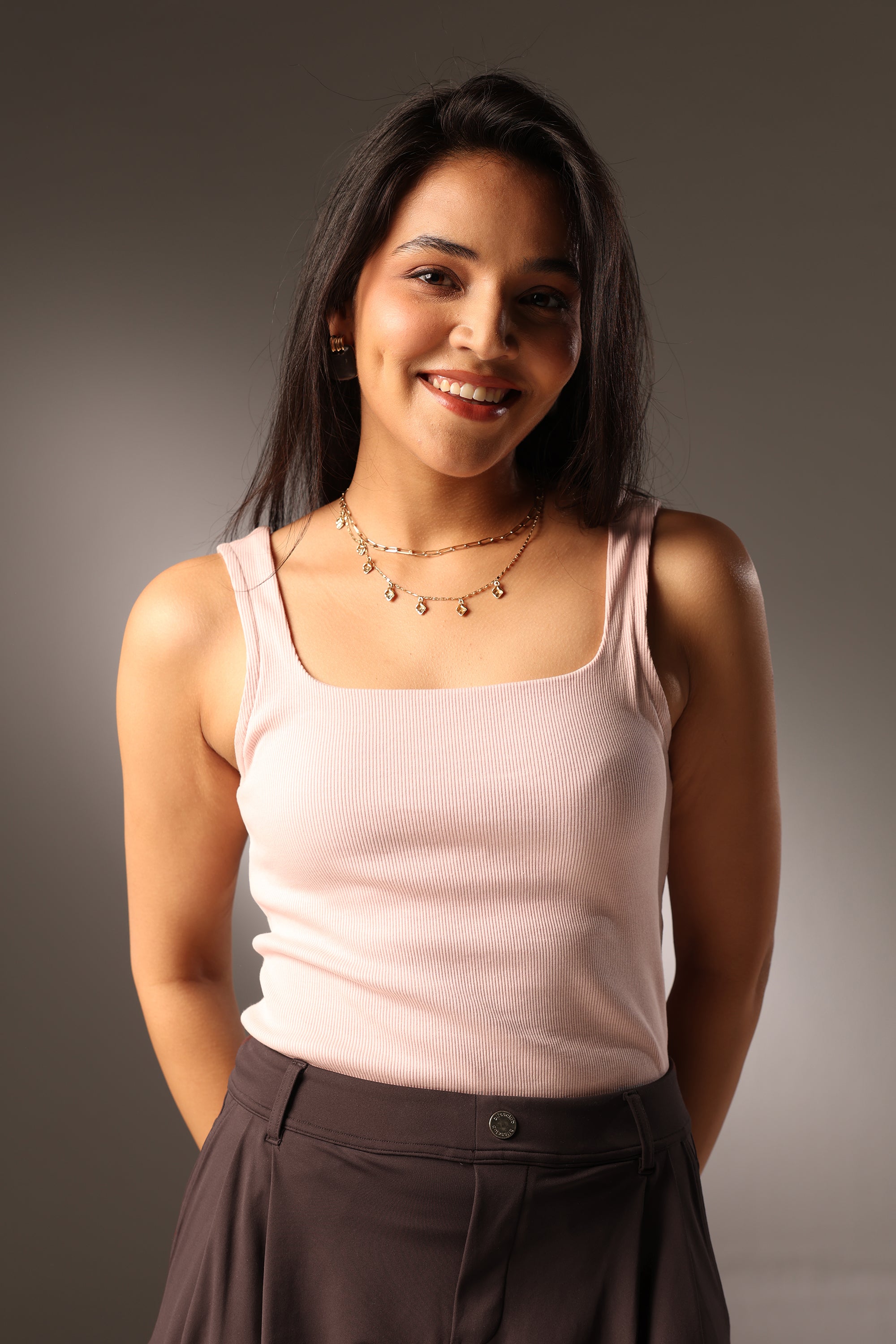 Blissentials Square Neck Built In Bra Top