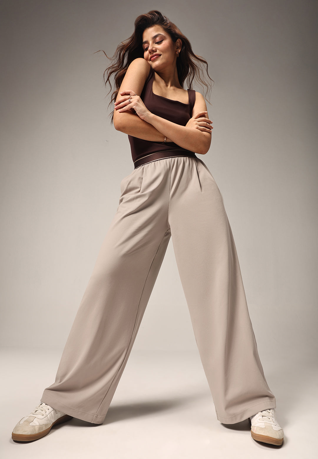 Cloud Korean Active Wide Pants