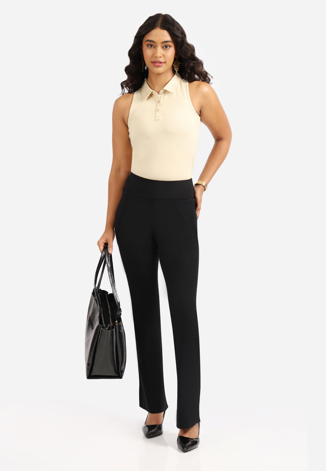 AM:PM Cotton Flare Pants Tall