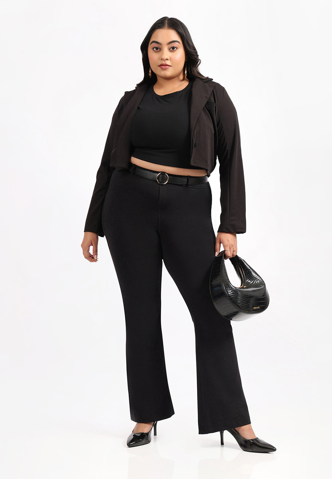 AM:PM Air Flare Trousers - Cotton Tall