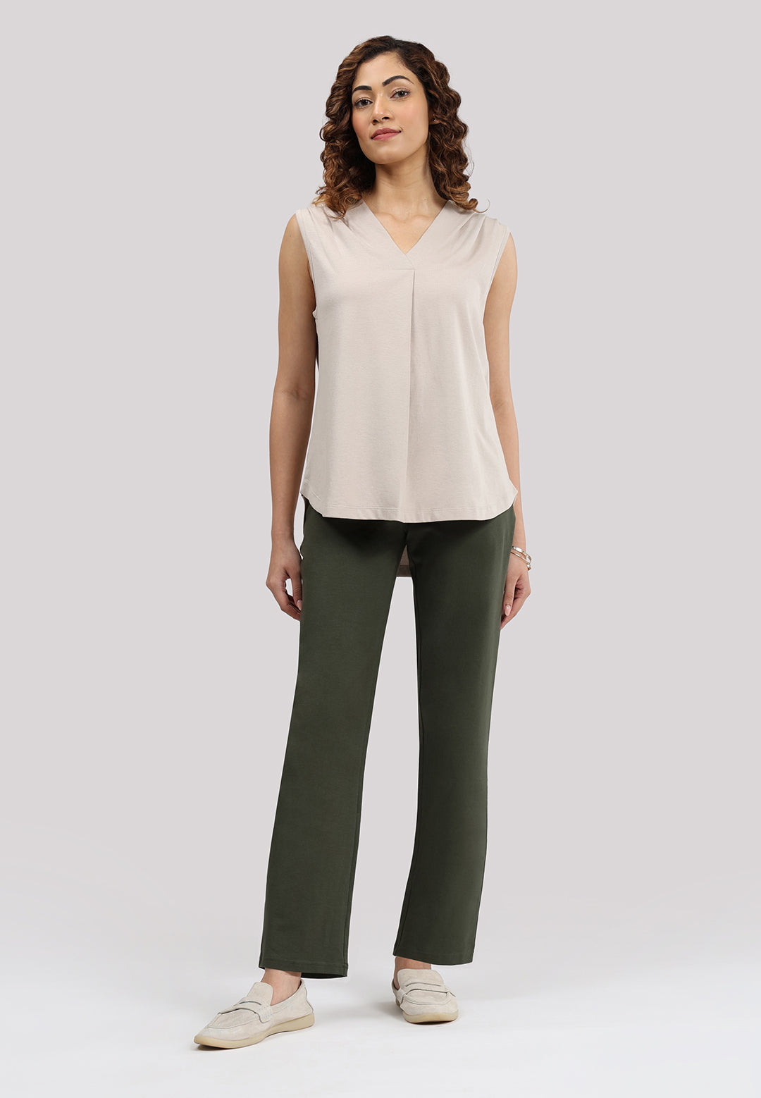 AM:PM Cotton Straight Pants Tall