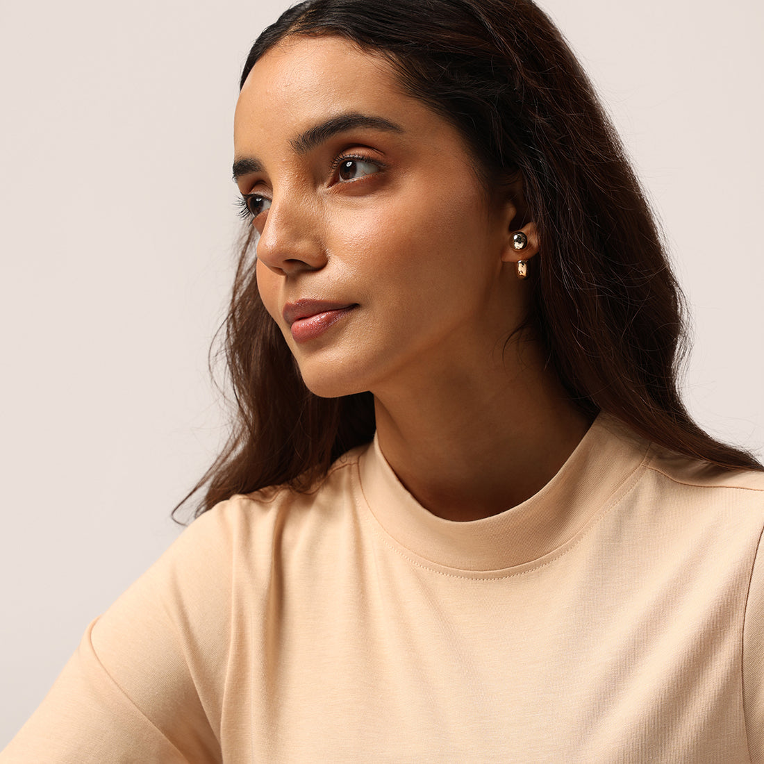 Cotton Pro High Neck Top