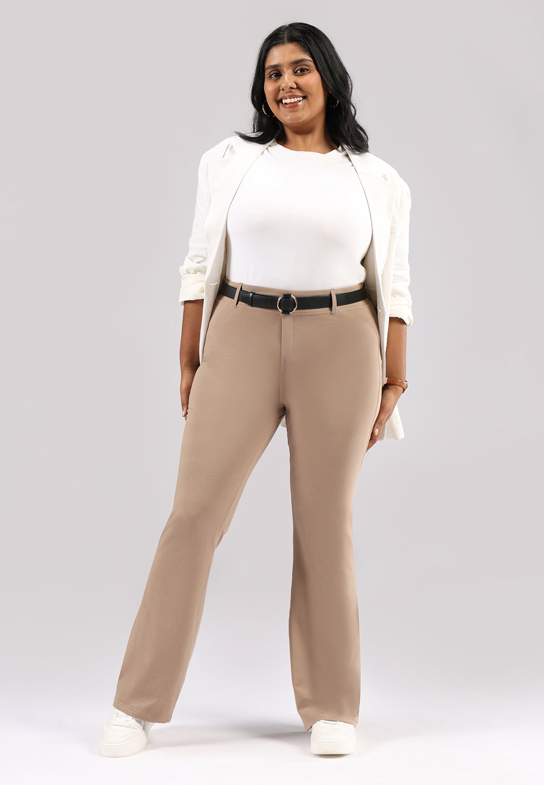 AM:PM Air Flare Trousers - Cotton Tall