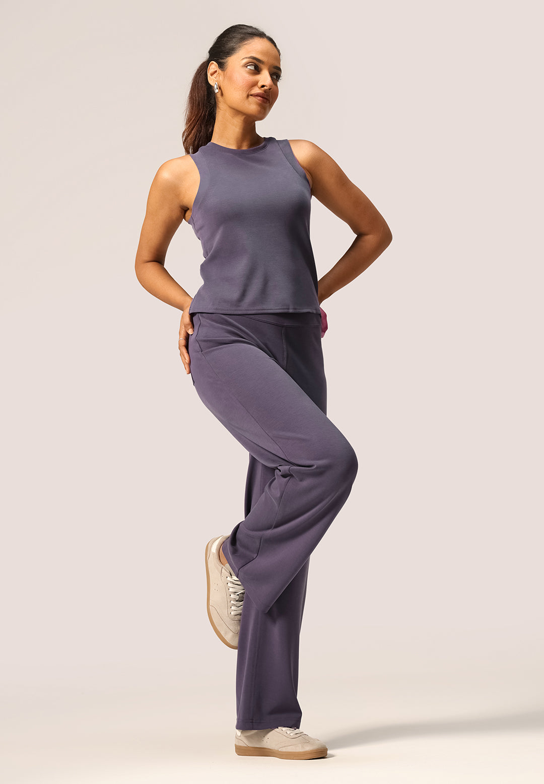 PetalRib™ Wide Leg Pants