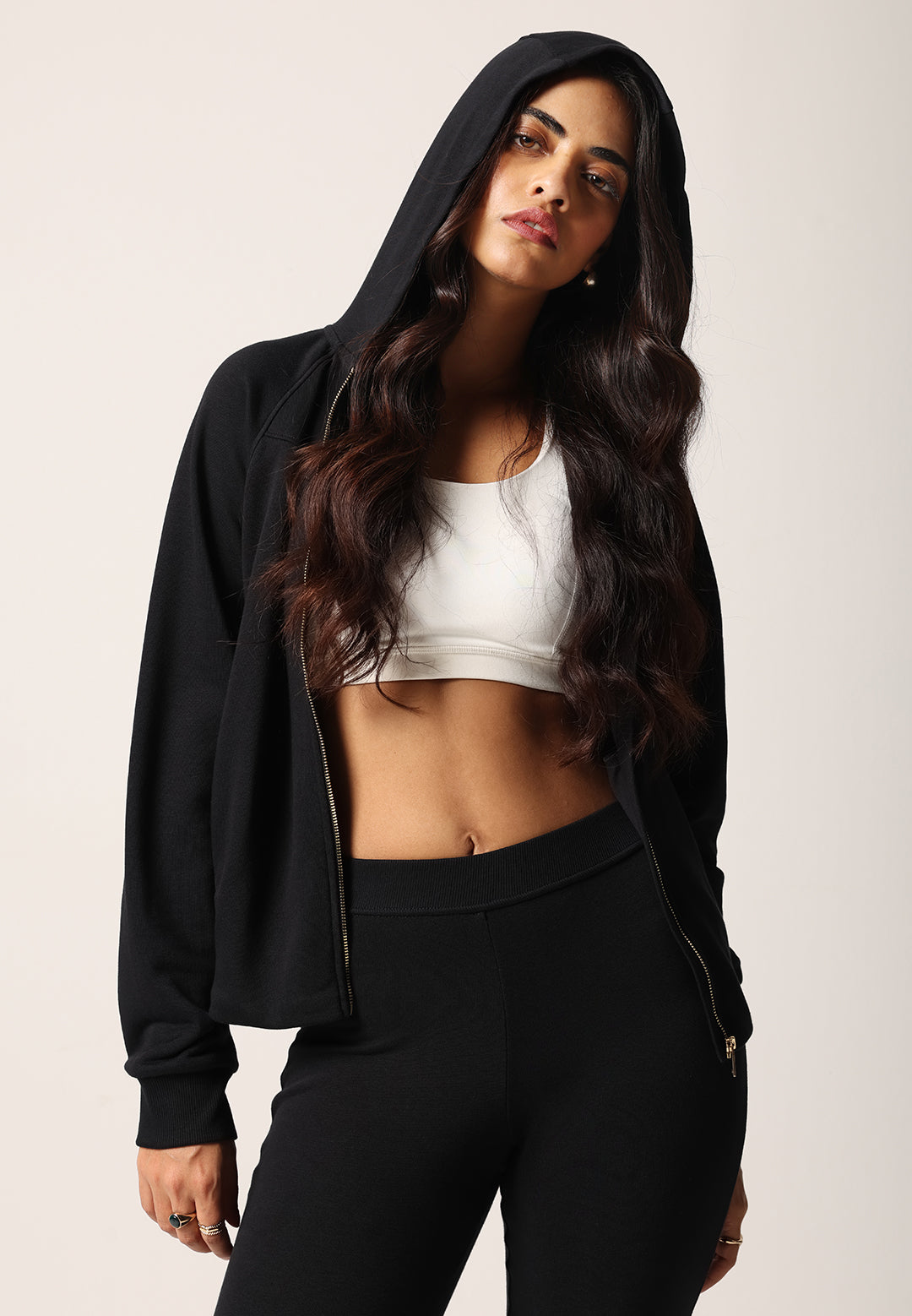 BlissTerry™ Panelled Hoodie