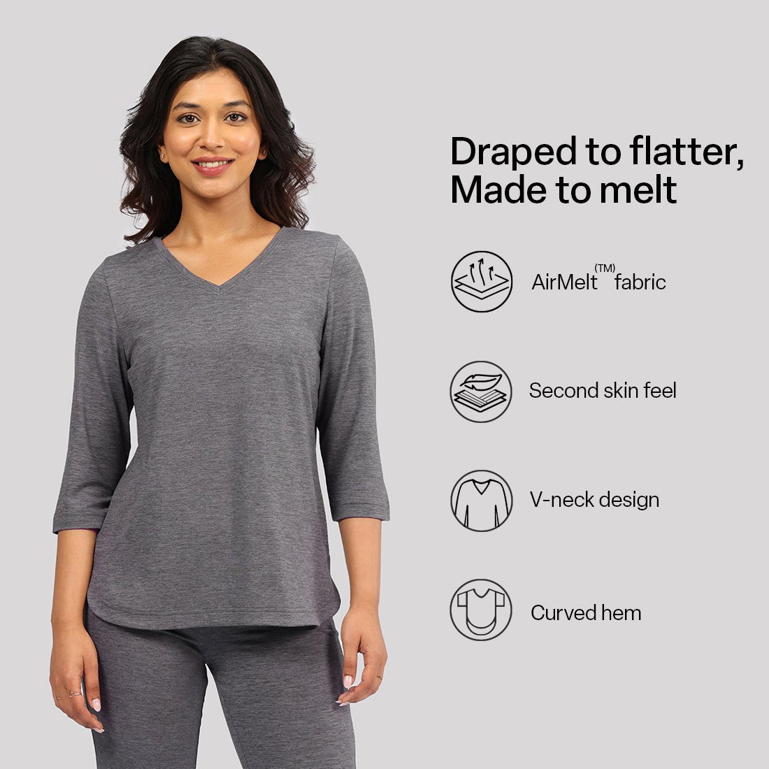 AirMelt ™ Apple Hem Tee - BlissClub