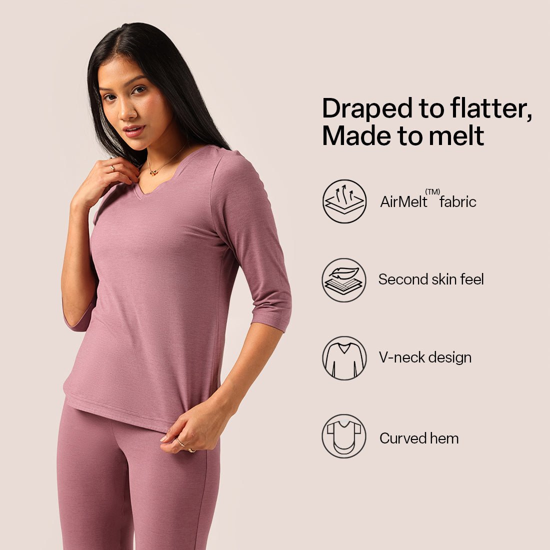 AirMelt ™ Apple Hem Tee - BlissClub