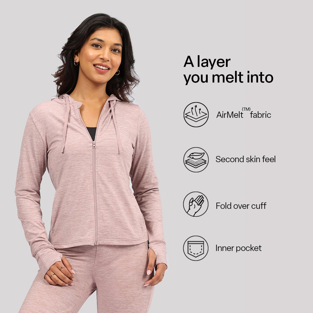 AirMelt ™ Zippered Jacket - BlissClub