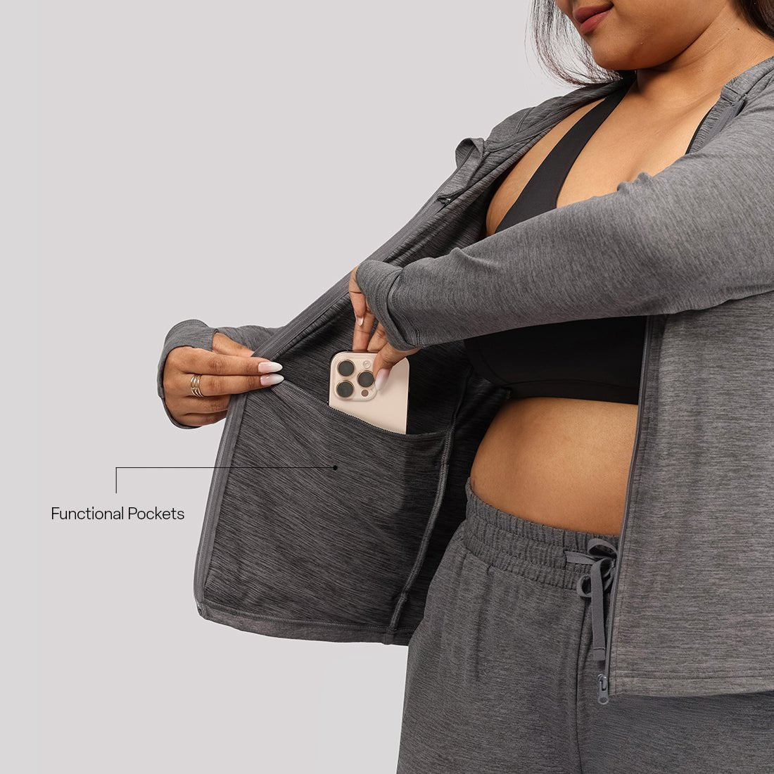 AirMelt ™ Zippered Jacket - BlissClub