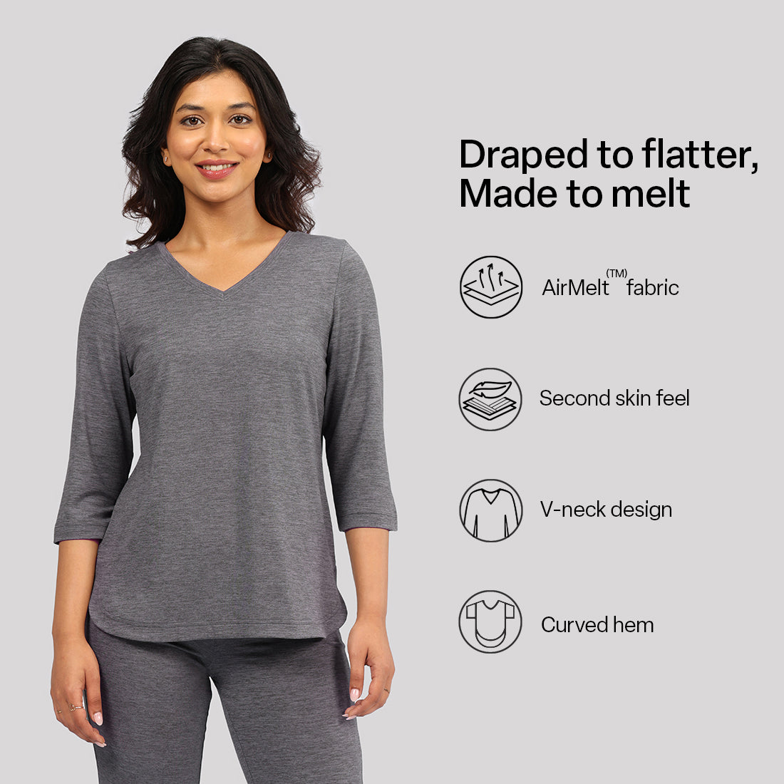 AirMelt ™ Apple Hem Tee