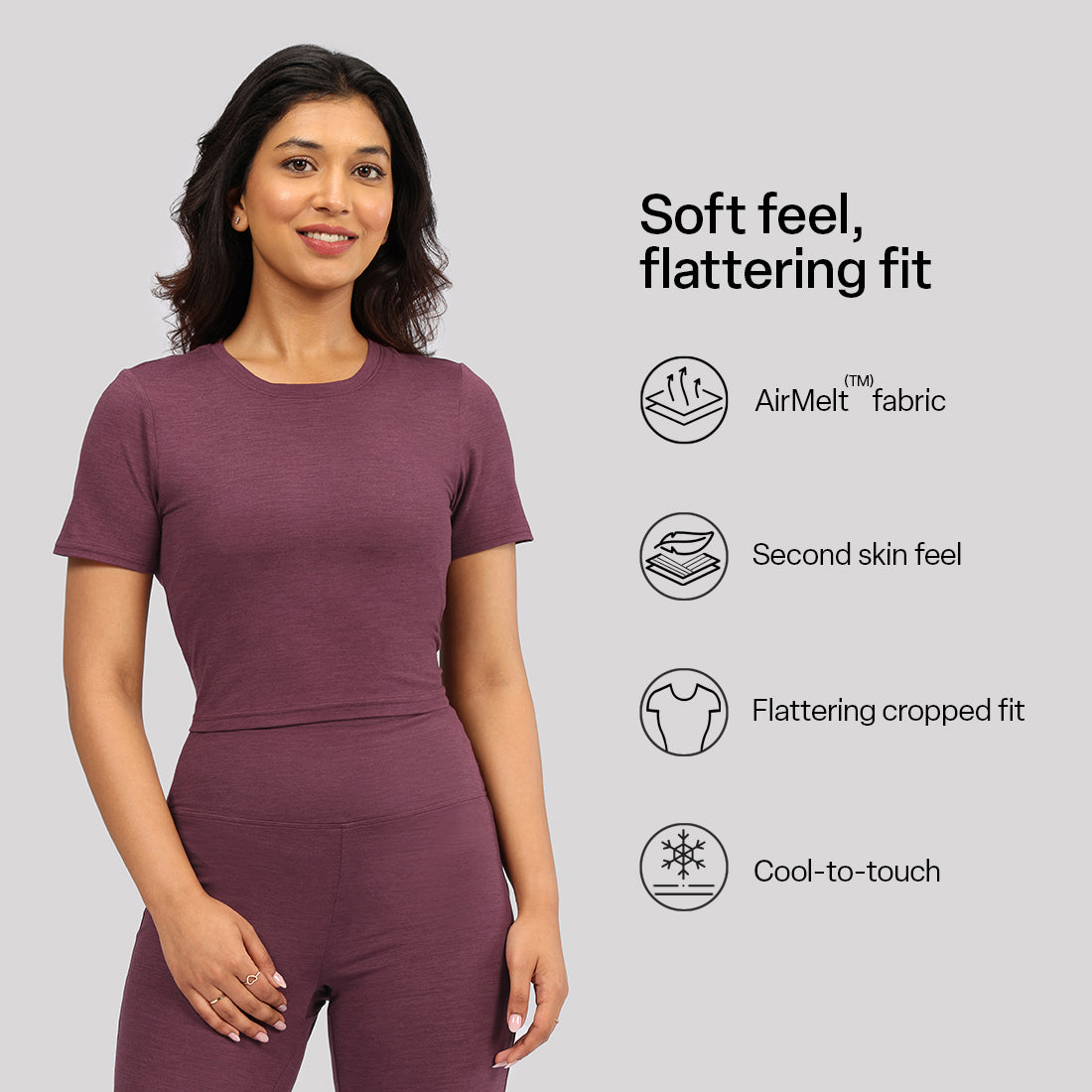 AirMelt™ Crop Tee