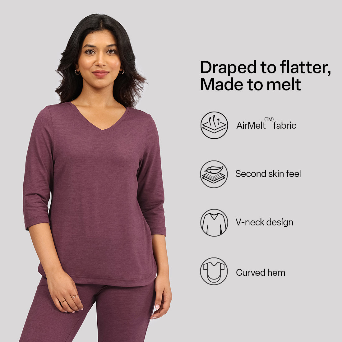 AirMelt ™ Apple Hem Tee