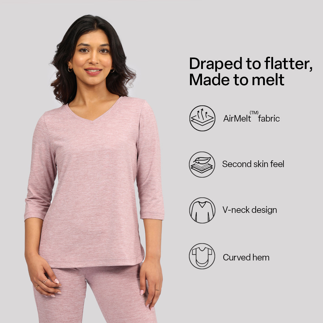 AirMelt ™ Apple Hem Tee