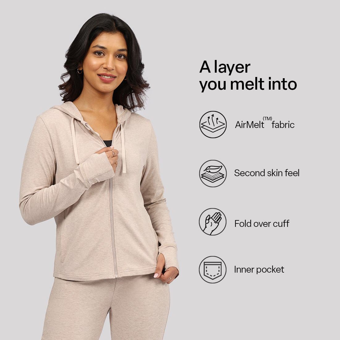 AirMelt ™ Zippered Jacket