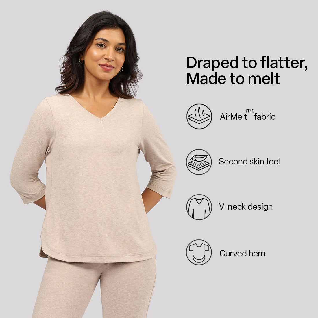 AirMelt ™ Apple Hem Tee
