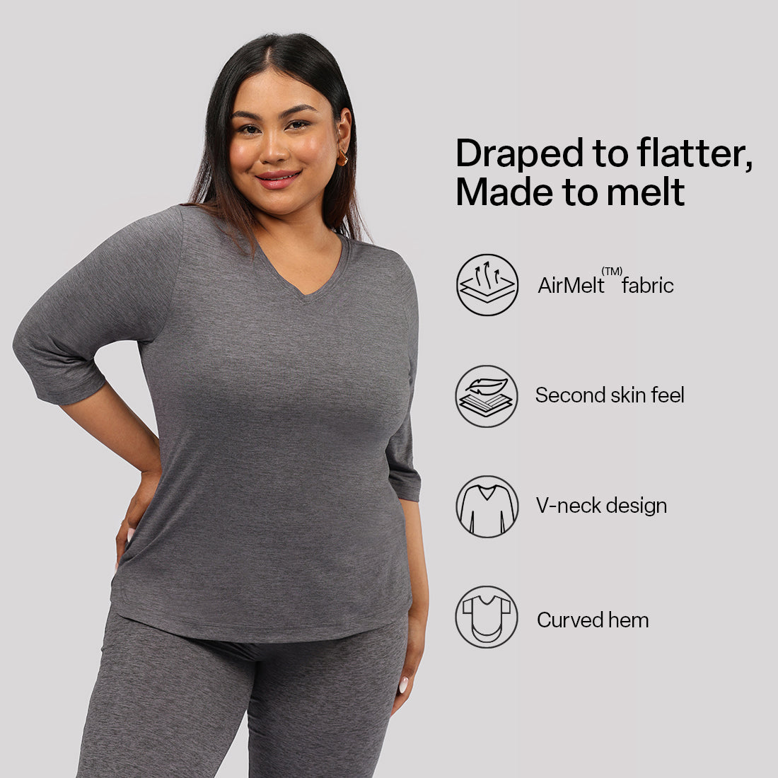 AirMelt ™ Apple Hem Tee