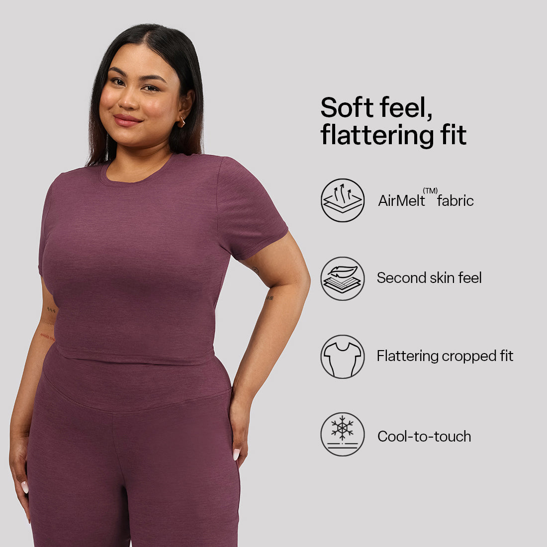 AirMelt™ Crop Tee