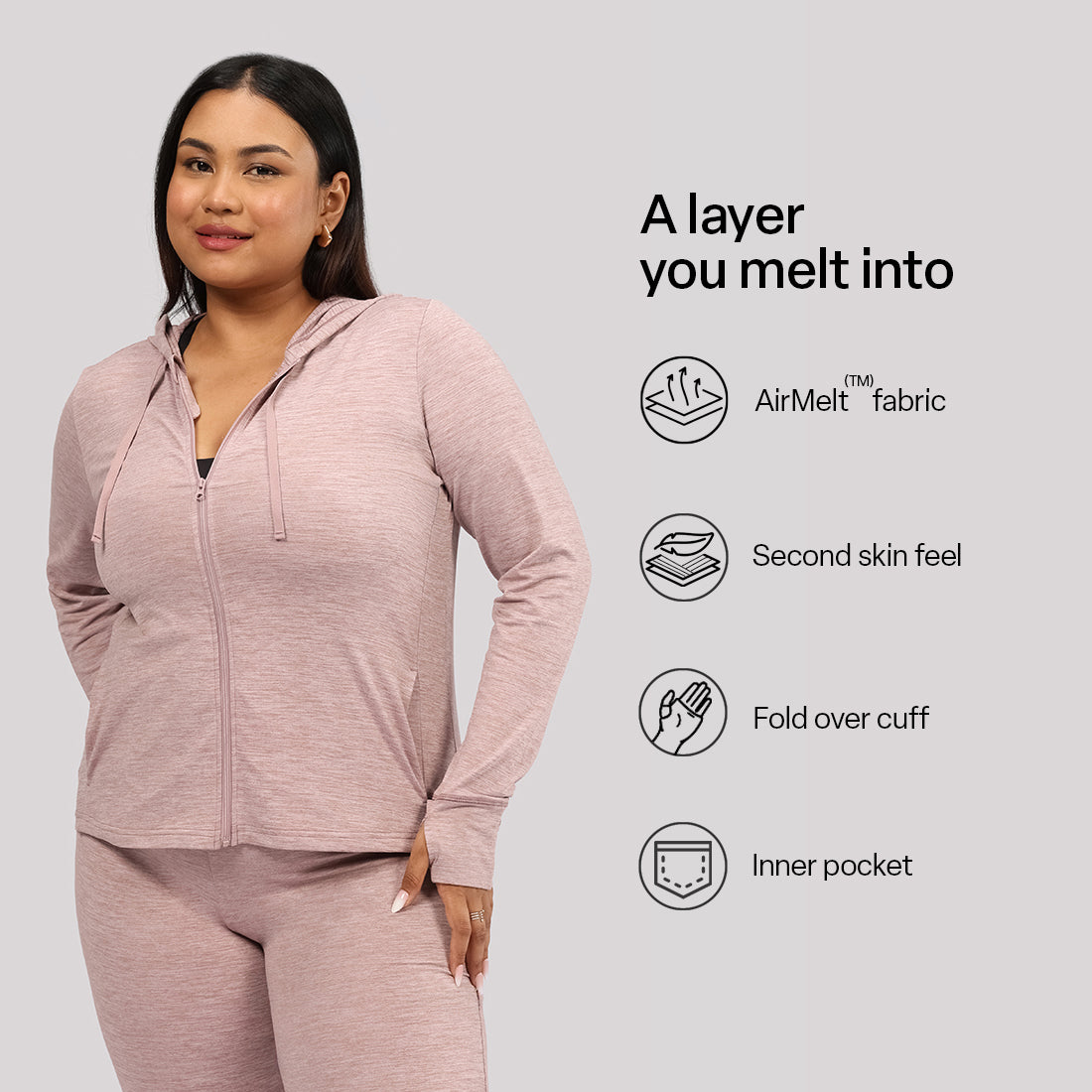 AirMelt ™ Zippered Jacket