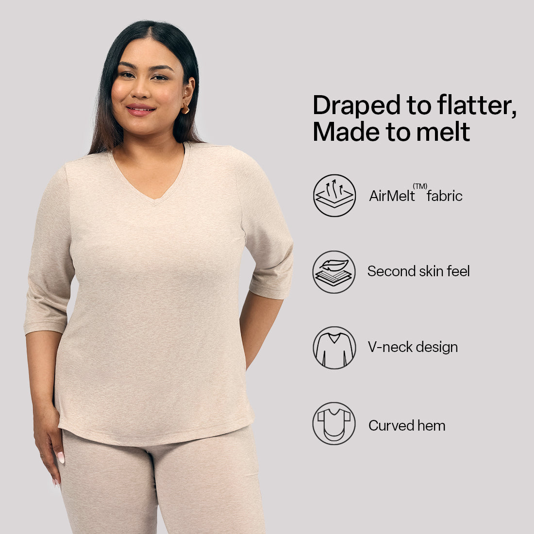 AirMelt ™ Apple Hem Tee