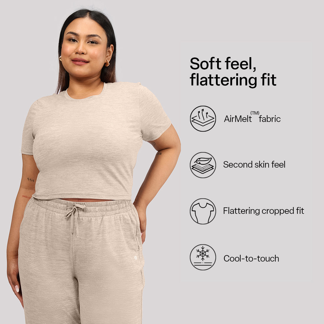 AirMelt™ Crop Tee