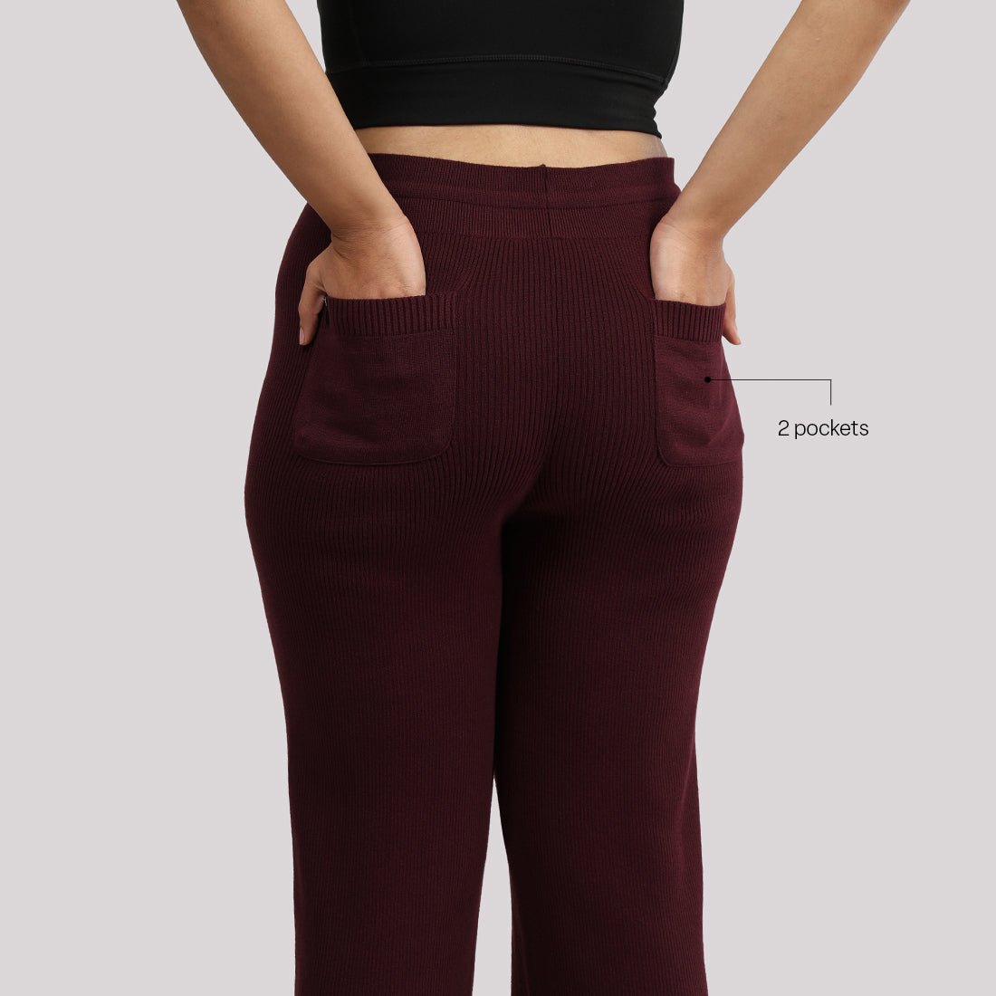 All Day Cotton Ribbed Pants - BlissClub