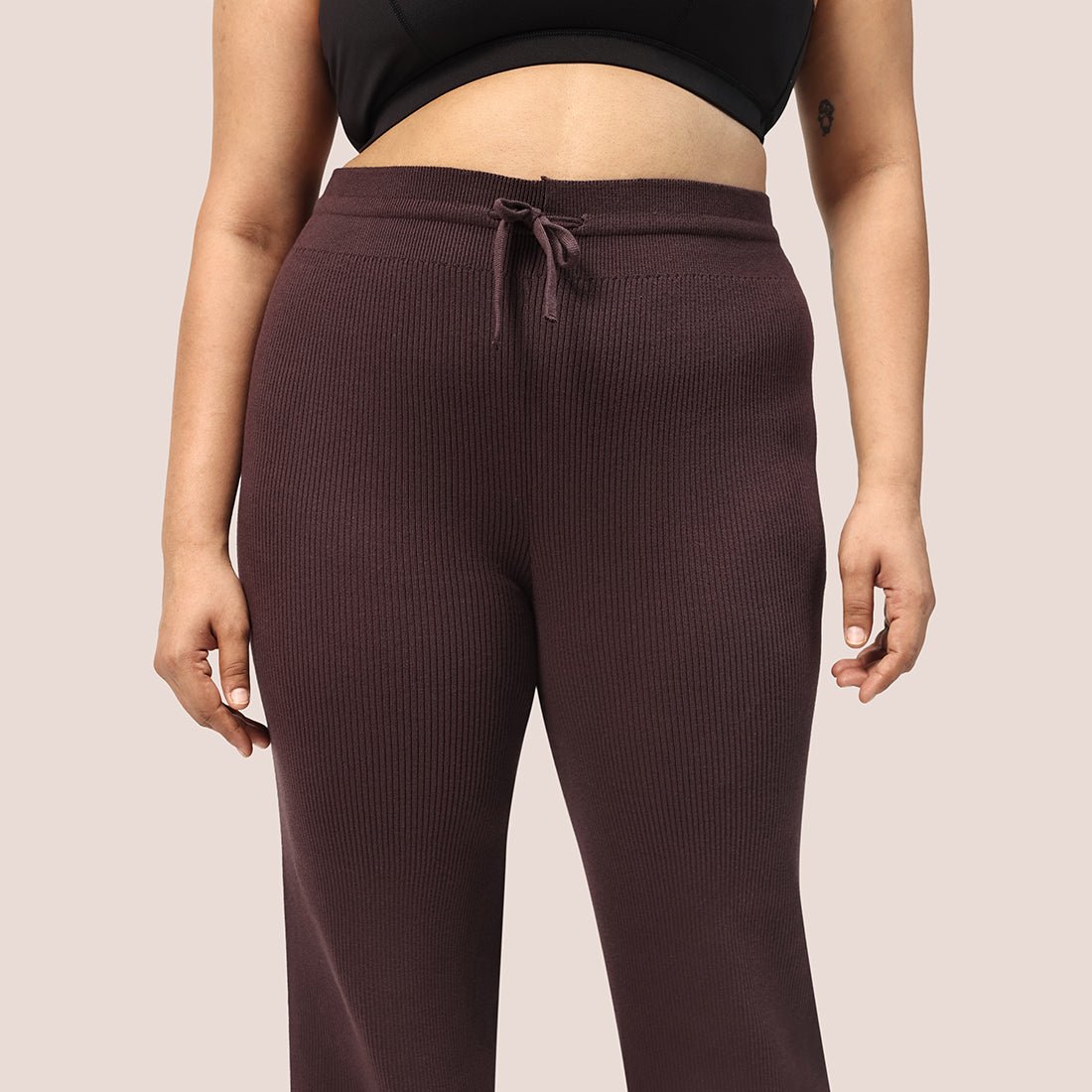 All Day Cotton Ribbed Pants - BlissClub