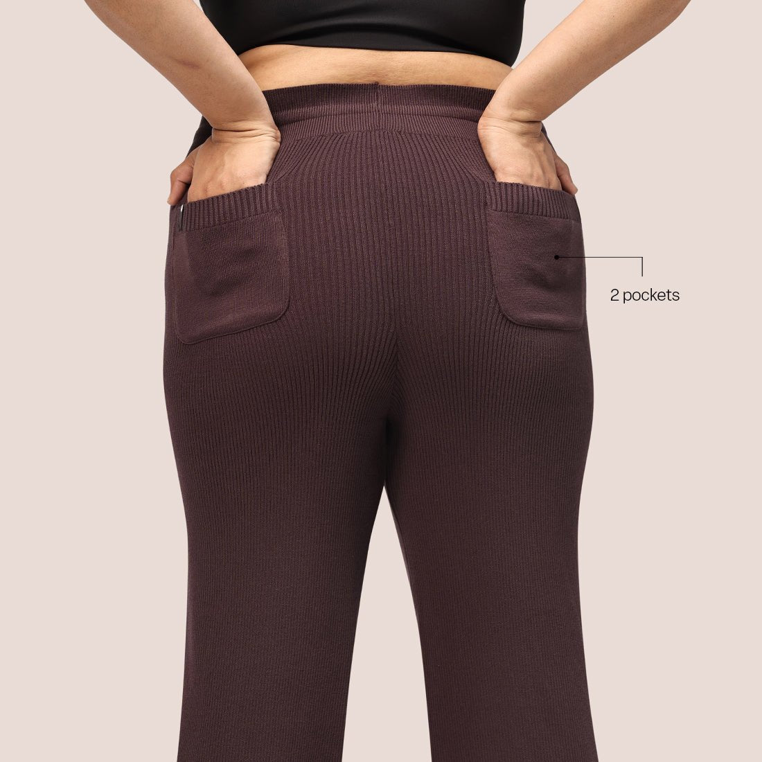 All Day Cotton Ribbed Pants - BlissClub