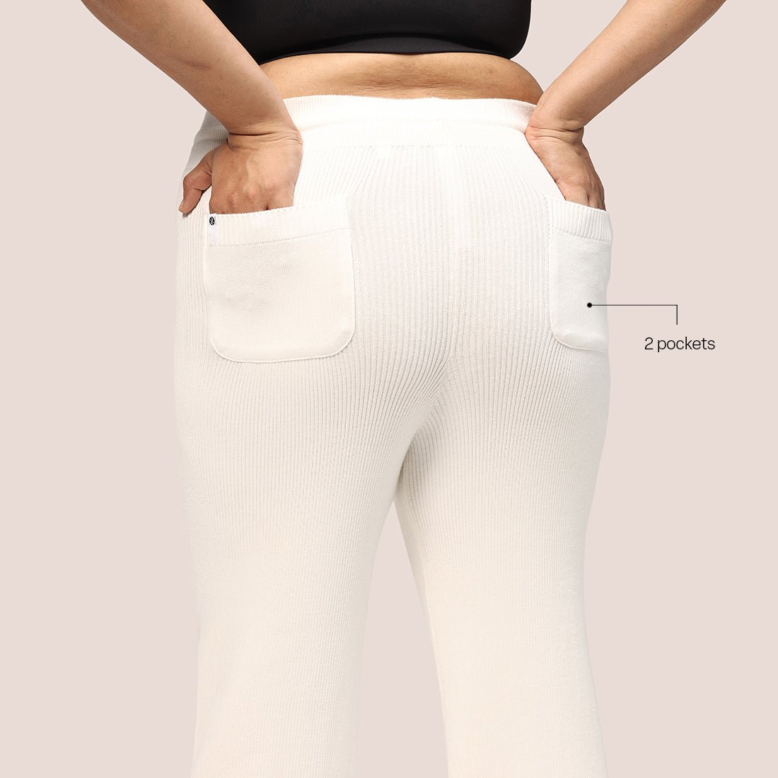 All Day Cotton Ribbed Pants - BlissClub