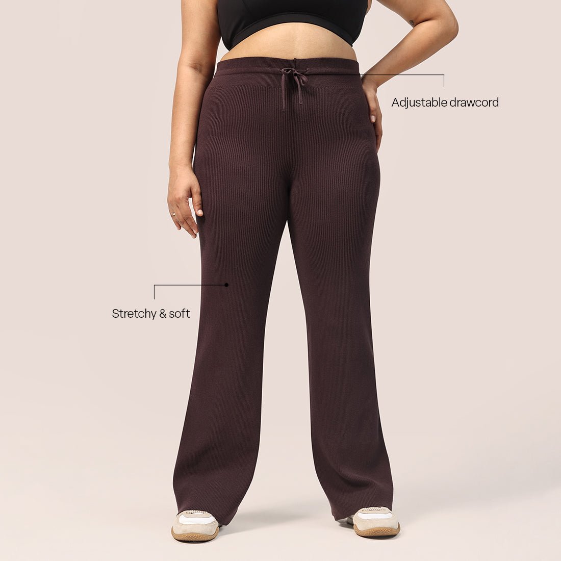 All Day Cotton Ribbed Pants - BlissClub
