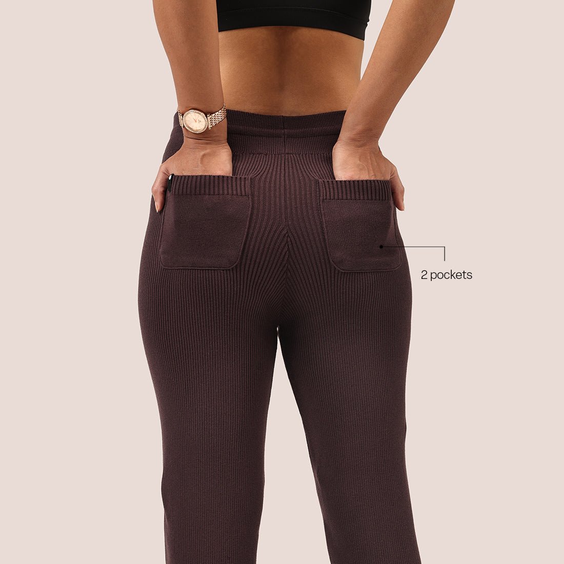 All Day Cotton Ribbed Pants - BlissClub
