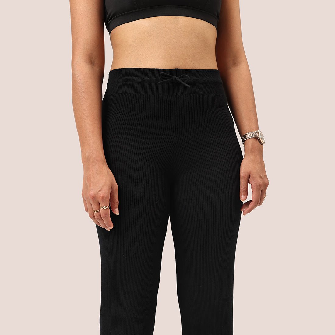All Day Cotton Ribbed Pants - BlissClub
