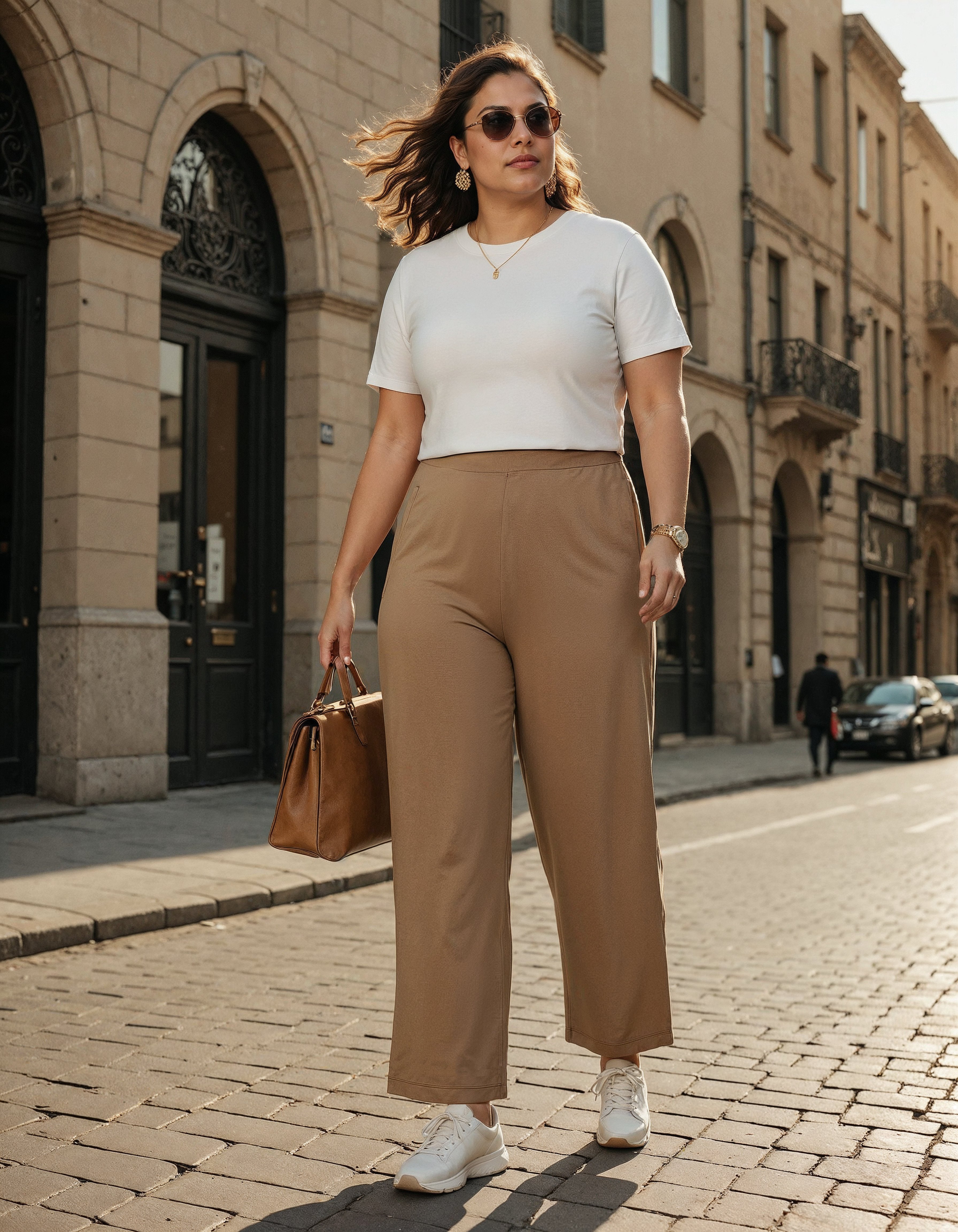 AM:PM Cotton Wide Legged Pants Tall