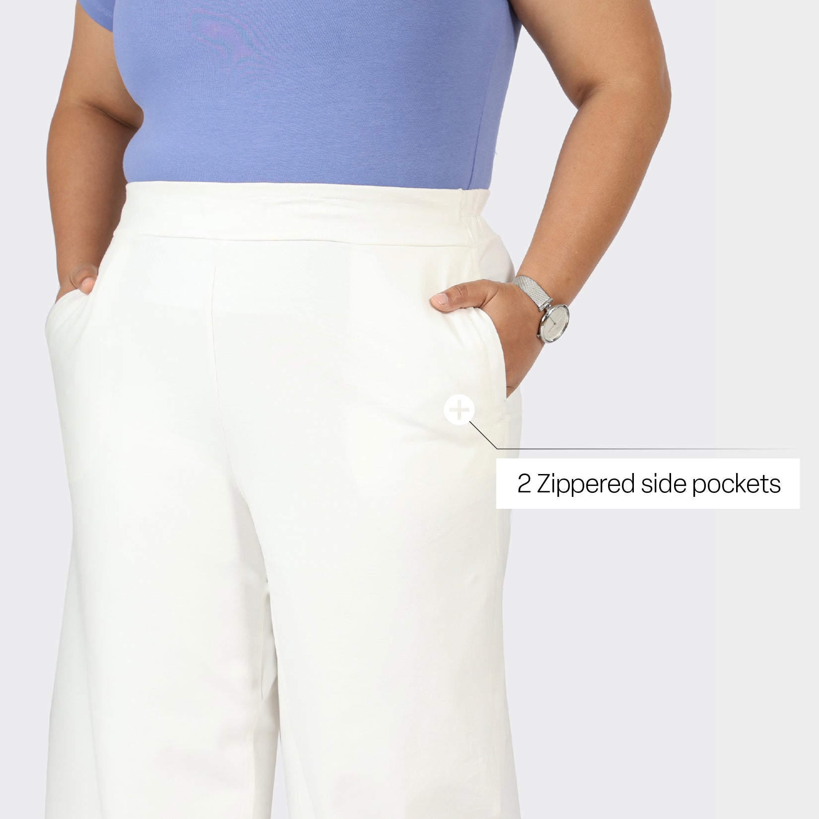 The AM:PM Cotton Wide Legged Pants